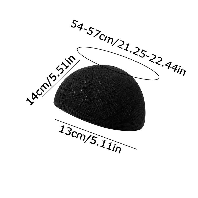 Kufi Hat Factory - OEM Custom Men Muslim Prayer Breathable Headwear