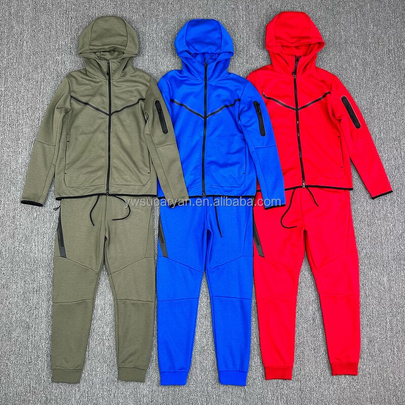 Sweatsuit Manufacturer - OEM Custom Tech Fleece Jacket Pants Set
