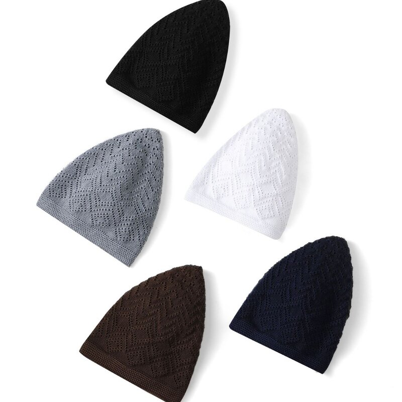 Islamic Prayer Hat Factory - OEM Custom Breathable Mesh Knitted Kufi