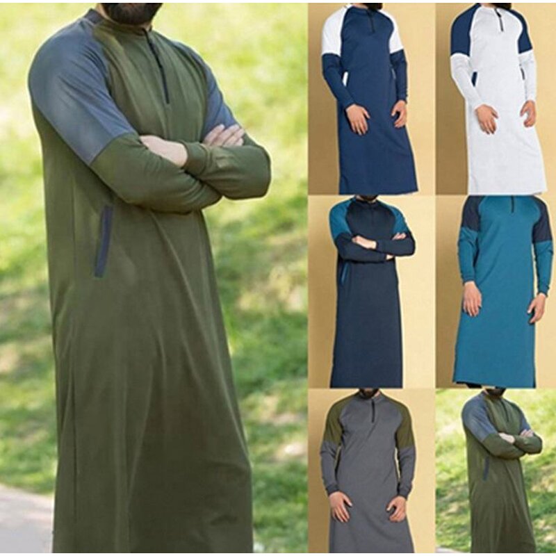 Men Thobe Manufacturer - OEM Custom Long Sleeve Casual Hoodie Kaftan