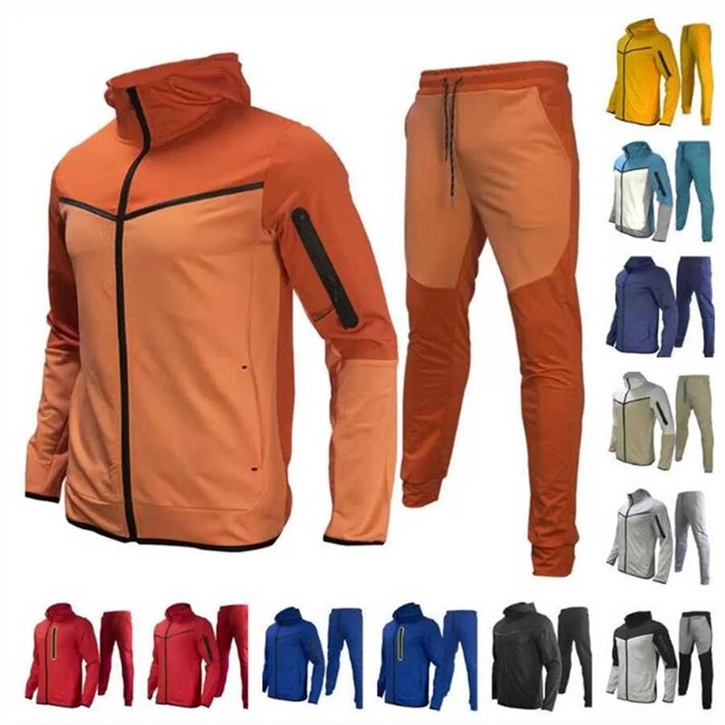 Tracksuit Manufacturer - OEM Custom Tech Fleece Polyester Cotton Set