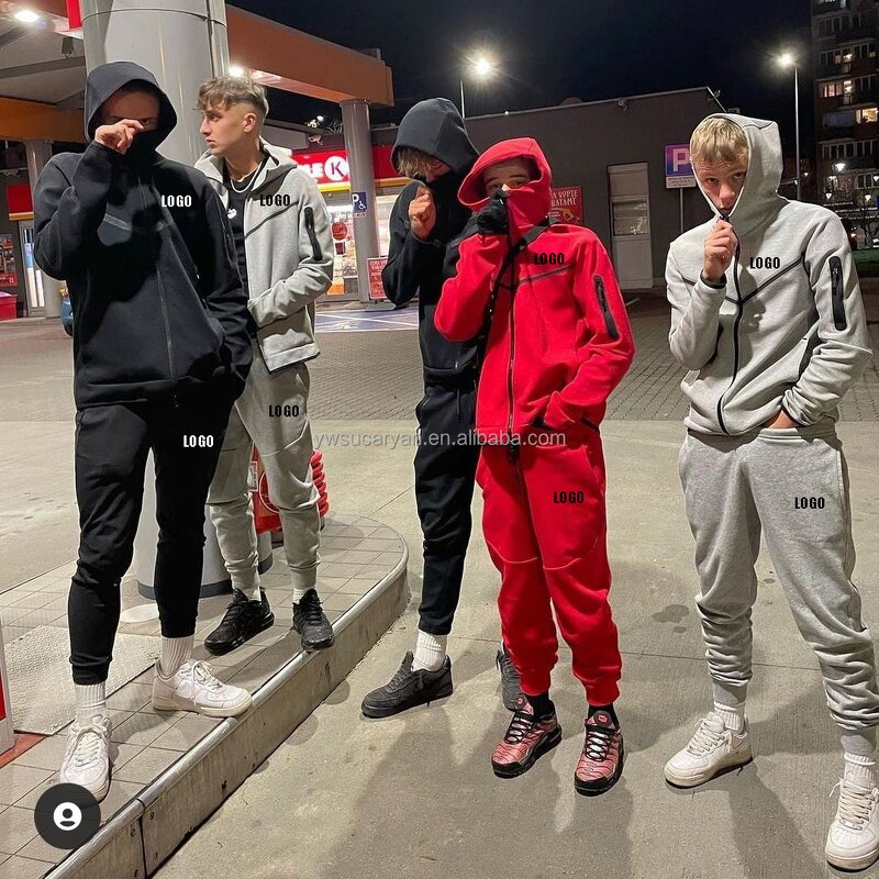 Tech Fleece Hoodie Factory - OEM Custom 100% Cotton Zip Plain