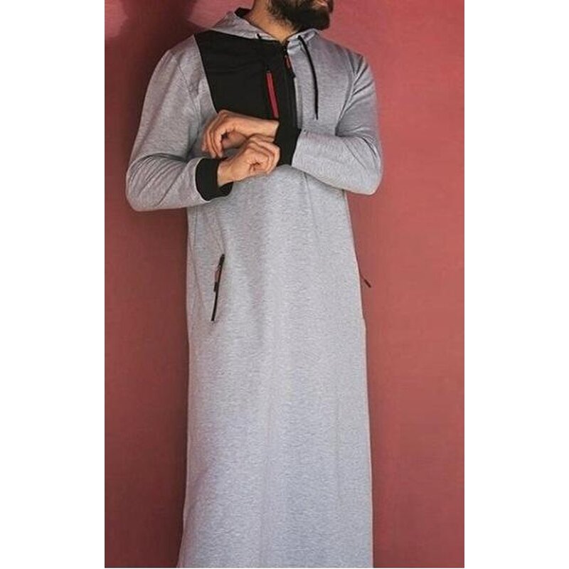 Thobe Manufacturer - OEM Custom Plus Size Muslim Hoodie Fabric