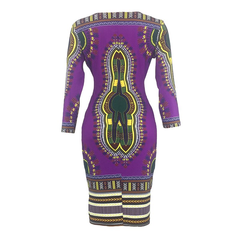Maxi Dress Factory - OEM Custom Big Elastic African Dashiki Print
