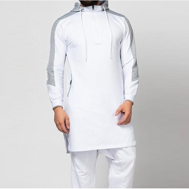 Men Sweatshirt Manufacturer - OEM Custom Oversize Pullover Cotton Thobe