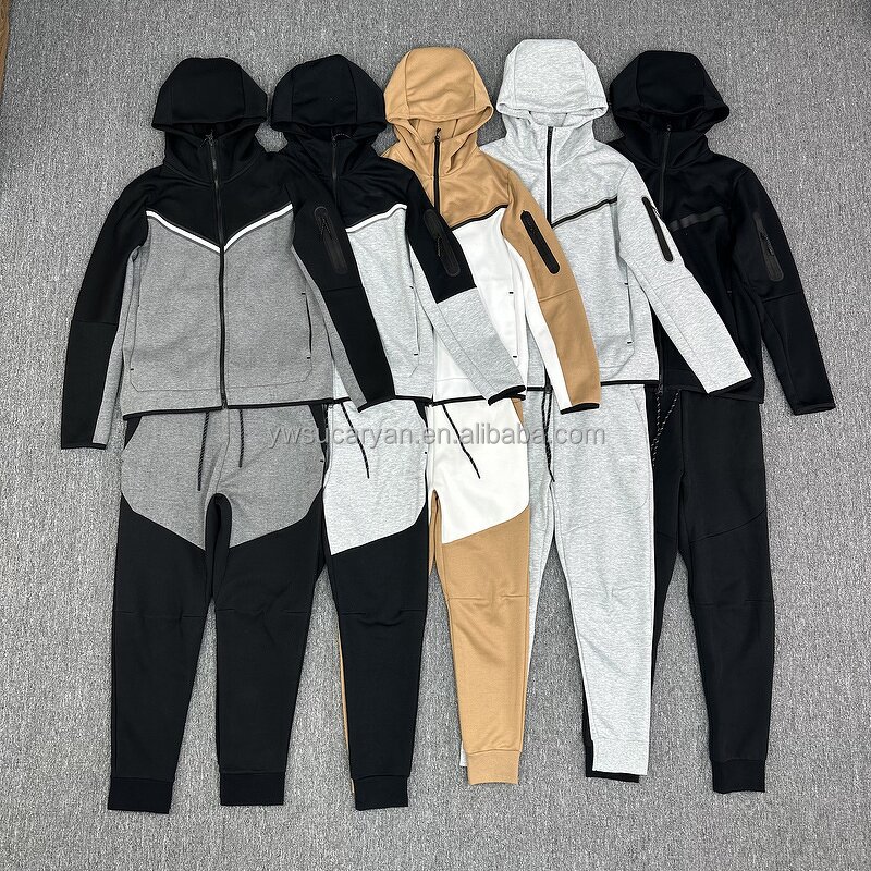 Sweatsuit Manufacturer - OEM Custom Tech Fleece Jacket Pants Set
