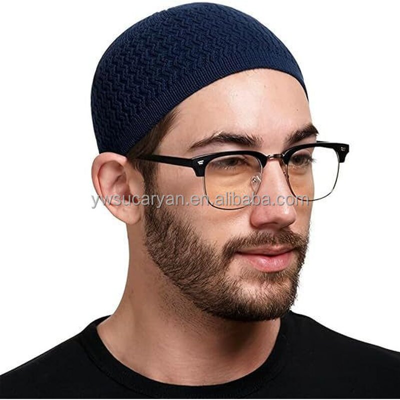 Kufi Hat Manufacturer - OEM Custom Unisex Knitted Islamic Prayer