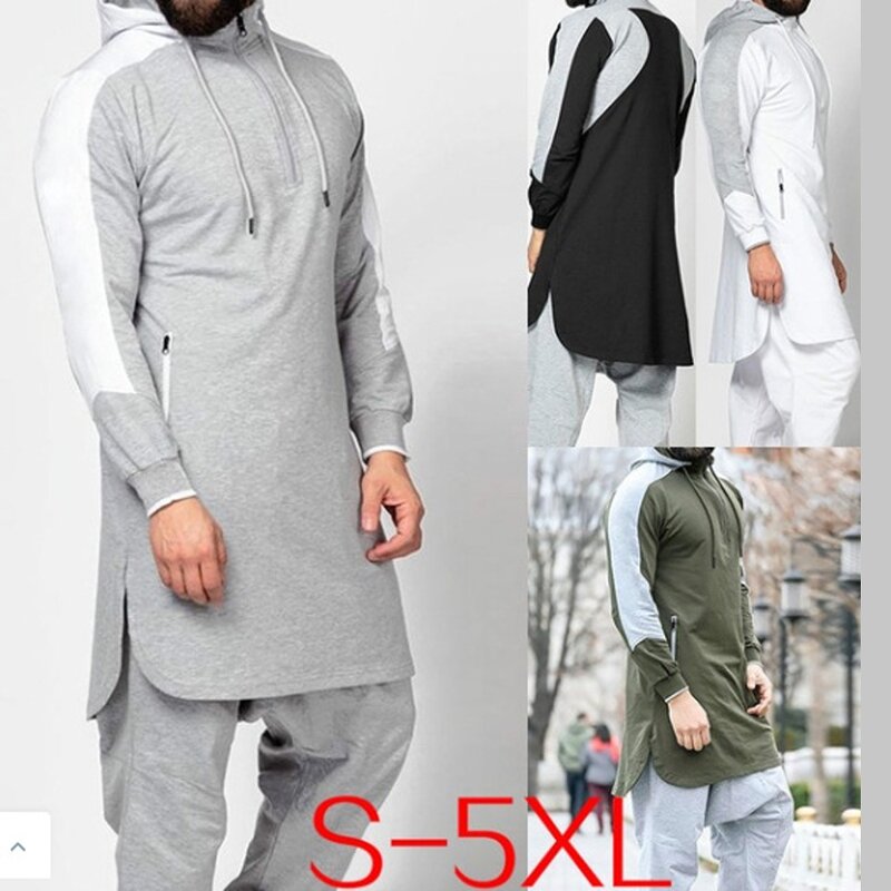 Men Thobe Factory - OEM Fashion Hoodie Oversize Arab Pullover Top