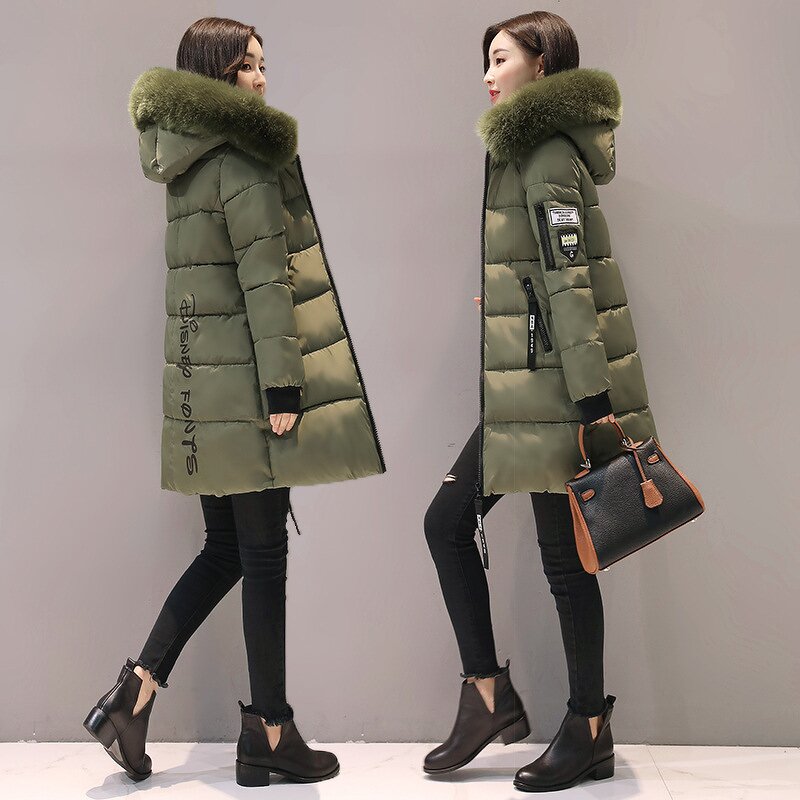 Puffer Jacket Manufacturer - OEM Custom Women's Slim Long Down Jacket