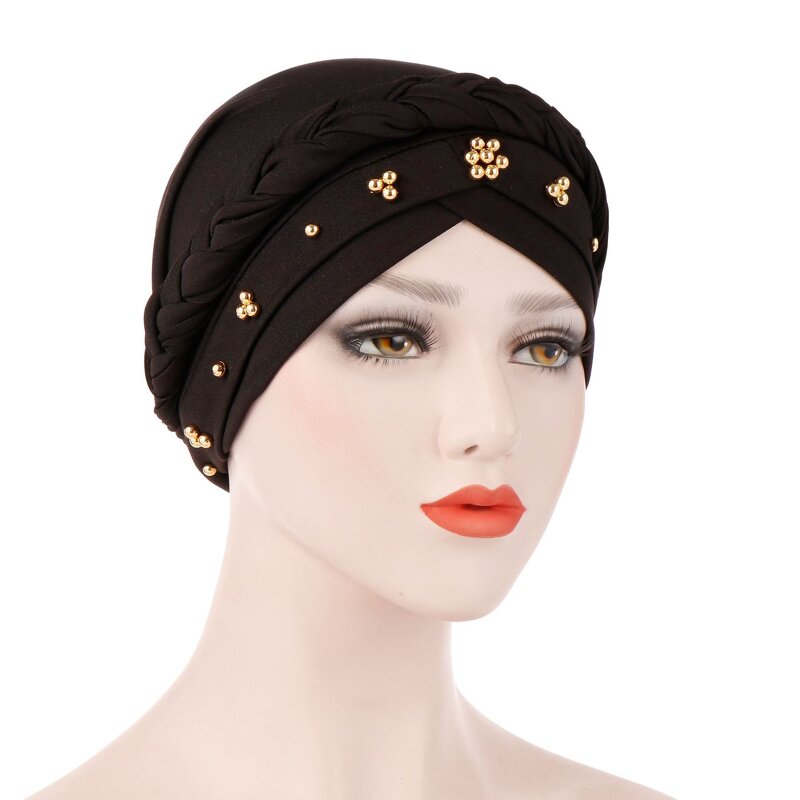 Turban Hat Factory - OEM Custom Turkey Beading Pearl Braid Cap