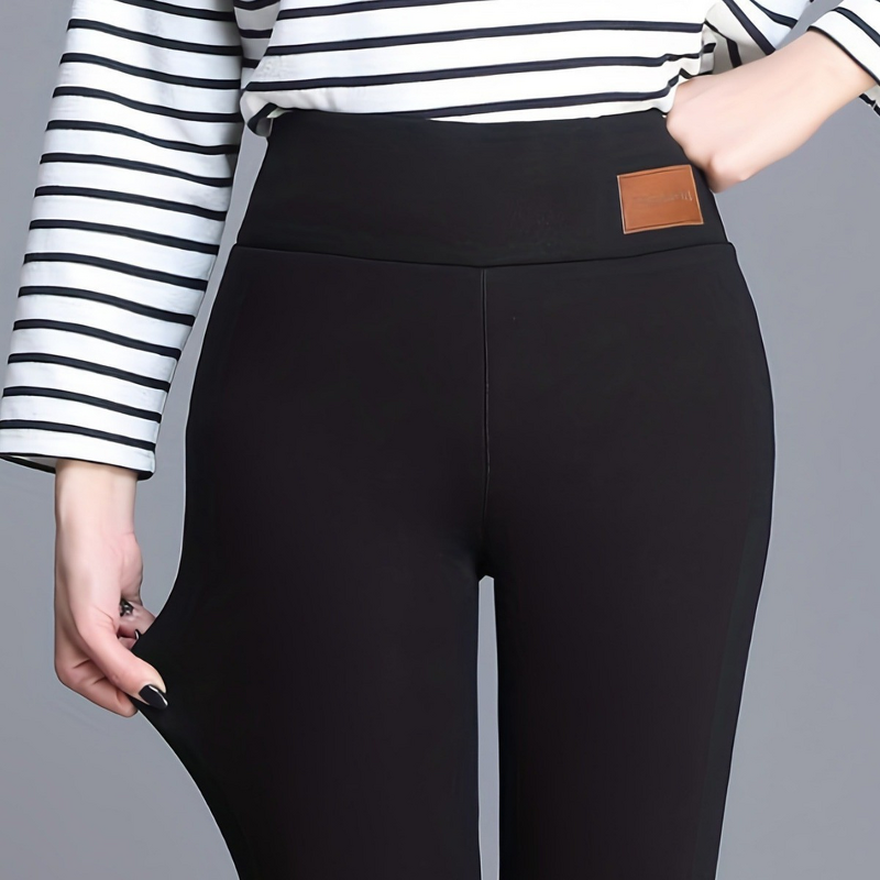 Leggings Factory - OEM Custom Women's High Waist Thick Fleece-Lined