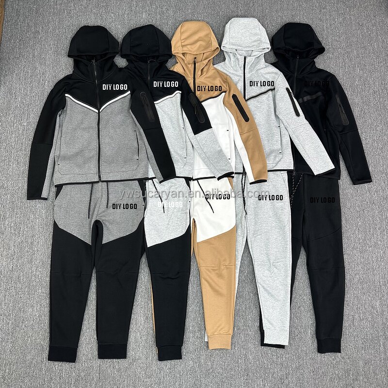 Sweatsuit Manufacturer - OEM Custom Tech Fleece Jacket Pants Set