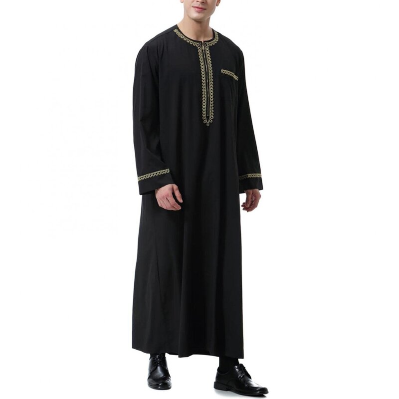 Islamic Clothing Factory - OEM Custom Men Casual Embroidered Zip