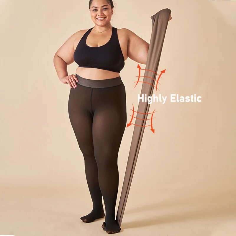 Leggings Factory - OEM Wholesale Plus Size Super Elastic Transparent