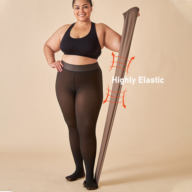 Leggings Factory - OEM Custom Women's Winter Thermal Translucent