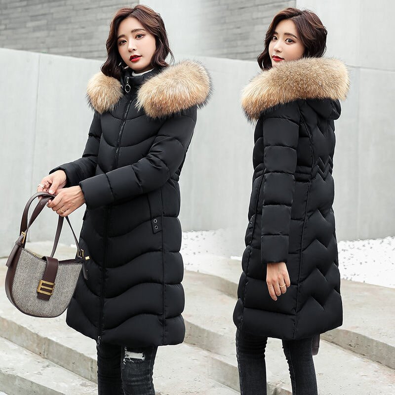 Puffer Coat Factory - OEM Fashion Plus Size Fur Collar Duck Down