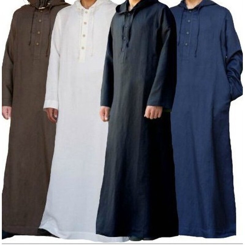 Men Kaftan Factory - OEM Custom Muslim Hooded Loose Casual Abaya