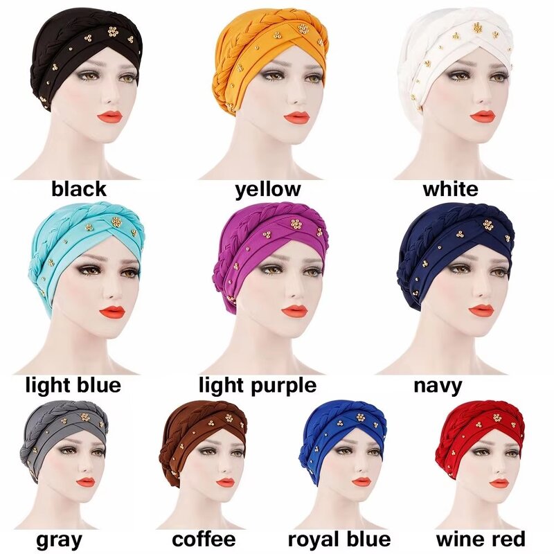 Turban Hat Factory - OEM Custom Turkey Beading Pearl Braid Cap