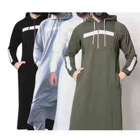 Men Kaftan Manufacturer - OEM Custom Winter Zip Hooded Arab Clothing