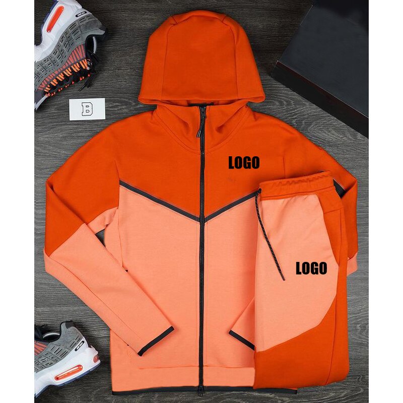 Tracksuit Manufacturer - OEM Custom Tech Fleece Polyester Cotton Set