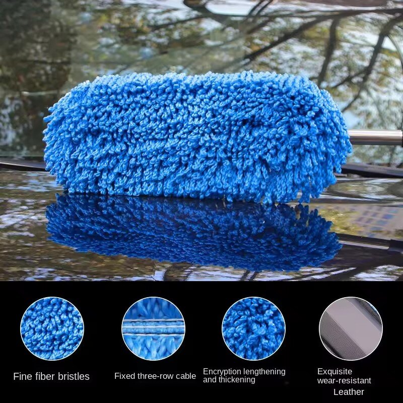 Car Wash Brush Manufacturer - OEM Wide Use Vehicle Microfiber Cleaning Dust Removal