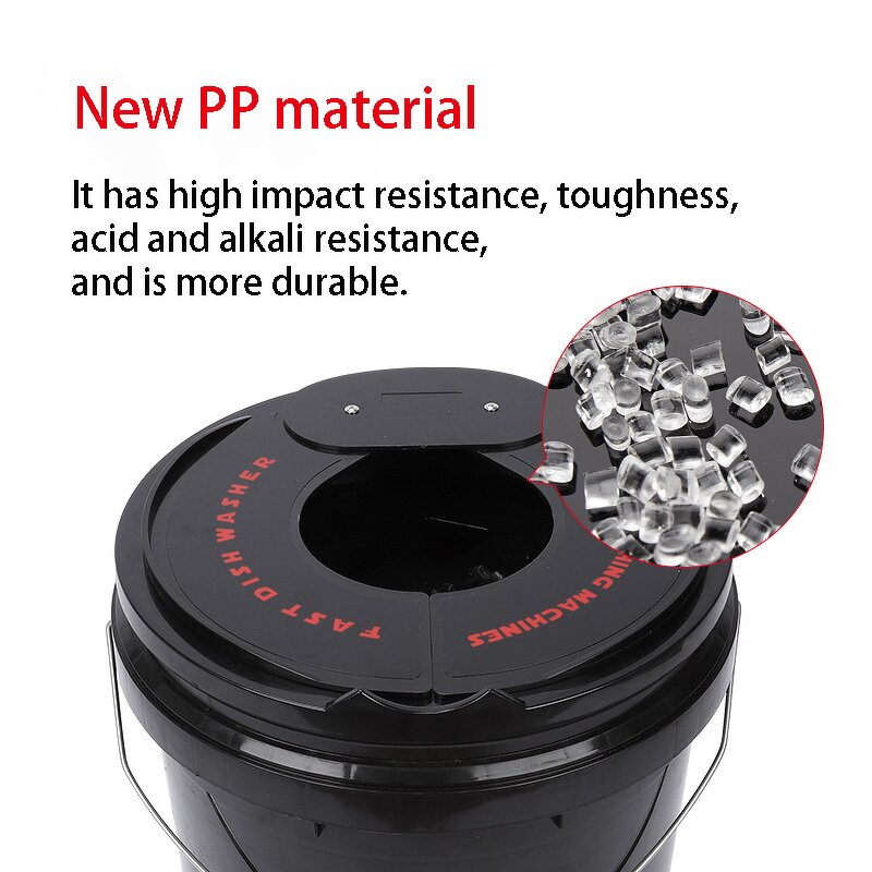 Wool Foam Car Polishing Pad Washer Factory - OEM Auto-Washing Tool Bucket for Shop