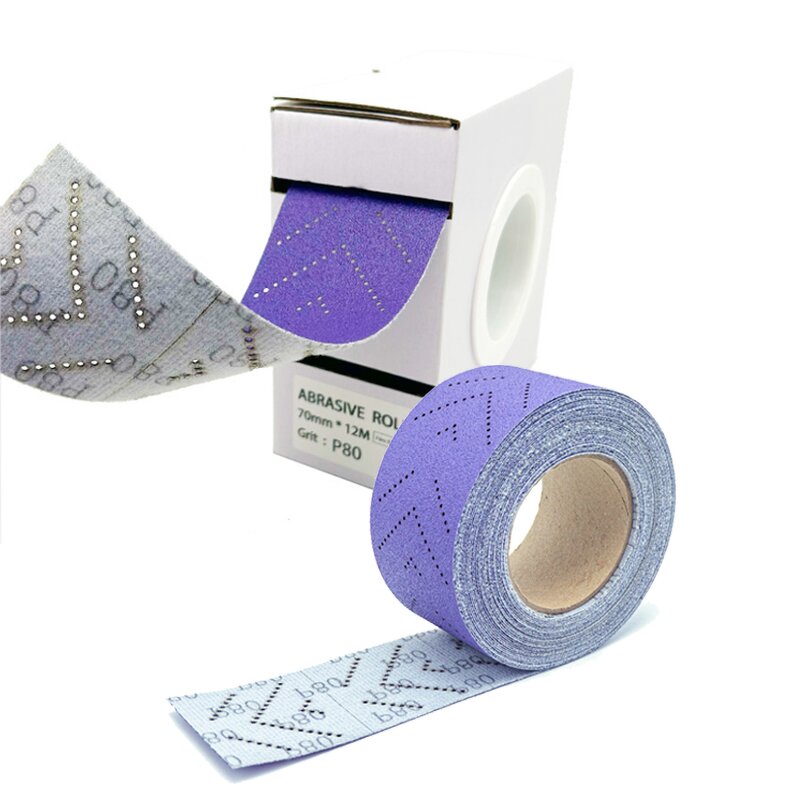 Abrasive Sandpaper Roll Factory - OEM for Automotive Sanding Dry Sanding Rectangular