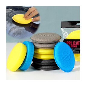 Car Detailing Sponge Pad Factory - OEM Yellow Soft Wax Polish Foam Clean Buffer