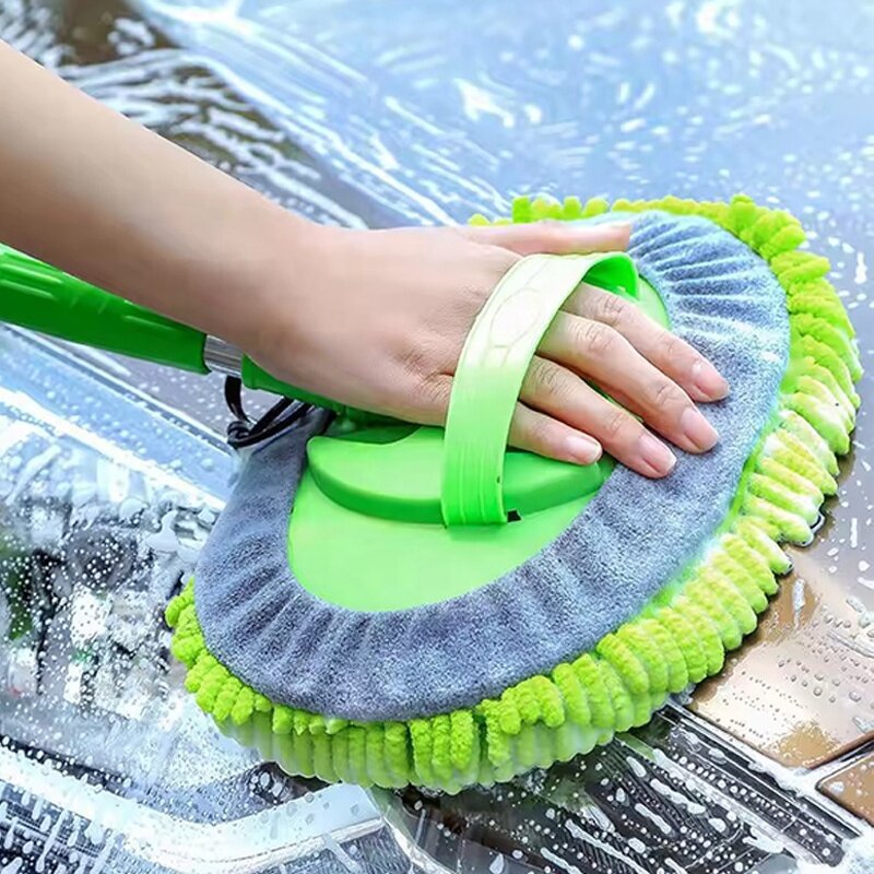 Microfiber Chenille Wash Brush Manufacturer - OEM Retractable Head Detachable Telescopic