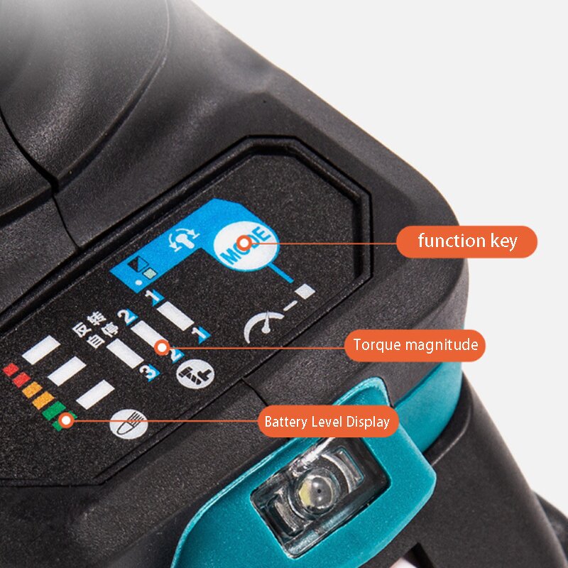 Cordless Impact Electric Wrench Manufacturer - OEM 2000nm Brushless 2200W Lithium