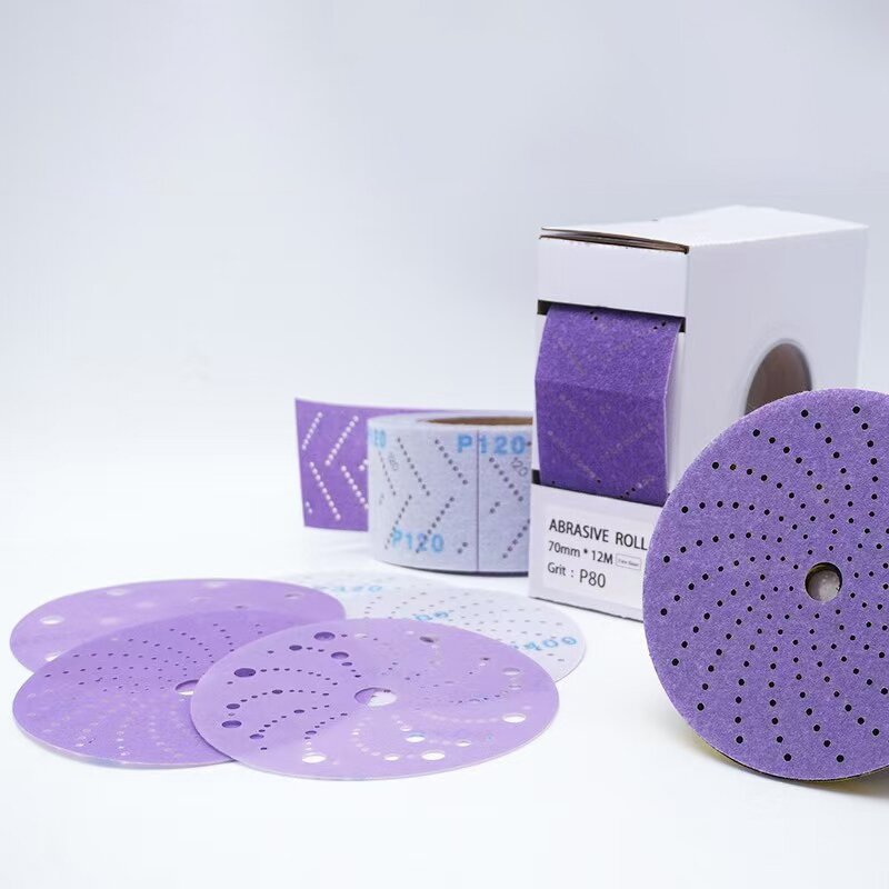 Abrasive Sandpaper Roll Factory - OEM for Automotive Sanding Dry Sanding Rectangular