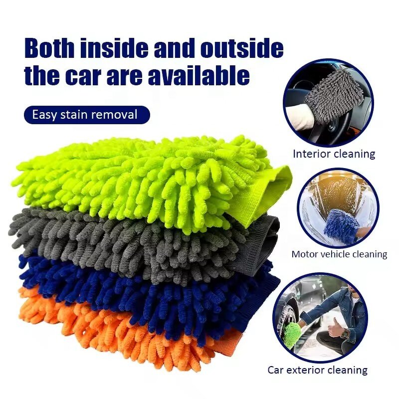 Microfiber Window Washing Mitt Manufacturer - OEM Wholesale Premium Long Pile No Lint