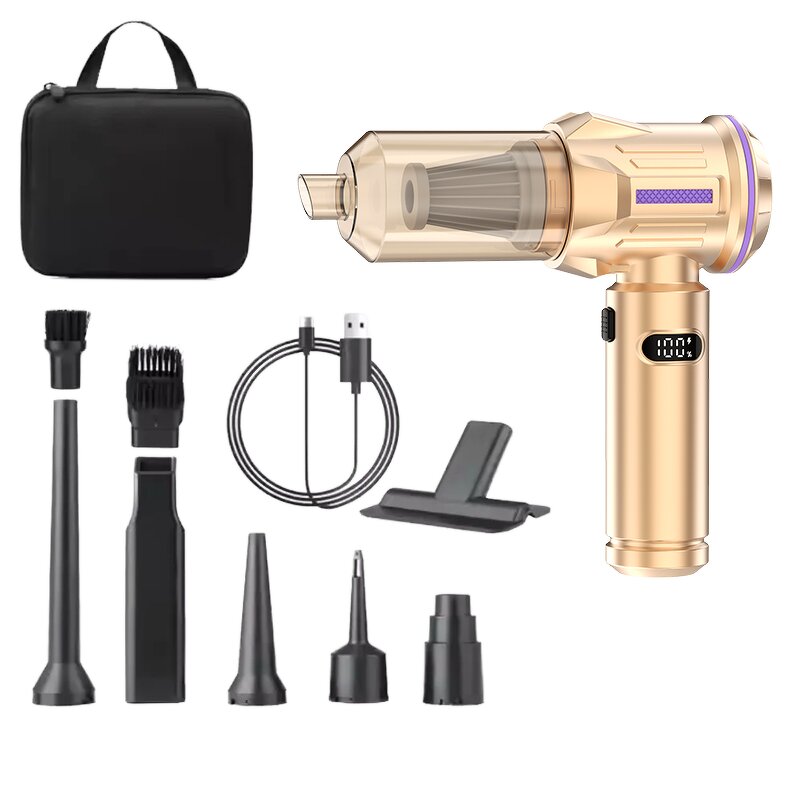 Portable Car Vacuum Cleaner Factory - OEM Multifunction ABS 8000-12000Pa USB