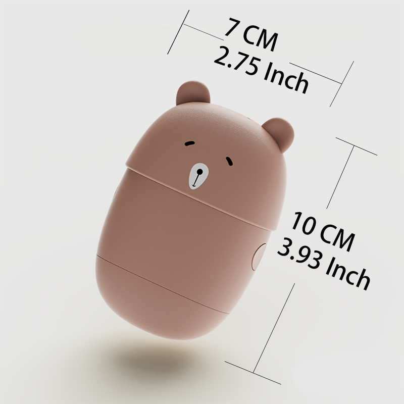 Manual Razor Set Factory - OEM Custom Cute Bear Style Travel Soap