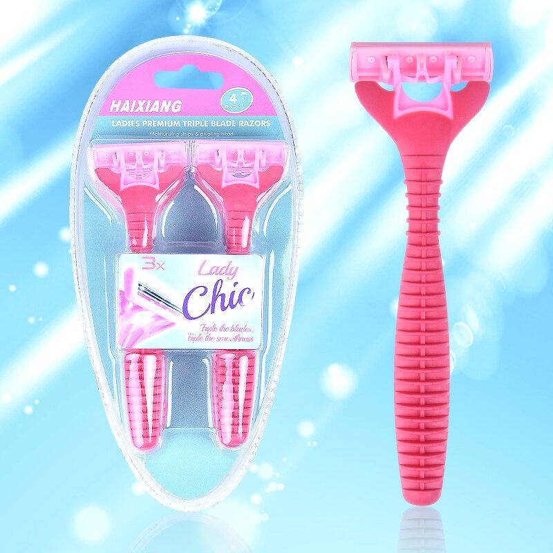 Women's Razor Factory - OEM Hot-Saling 3 Blade Underarm Shaving