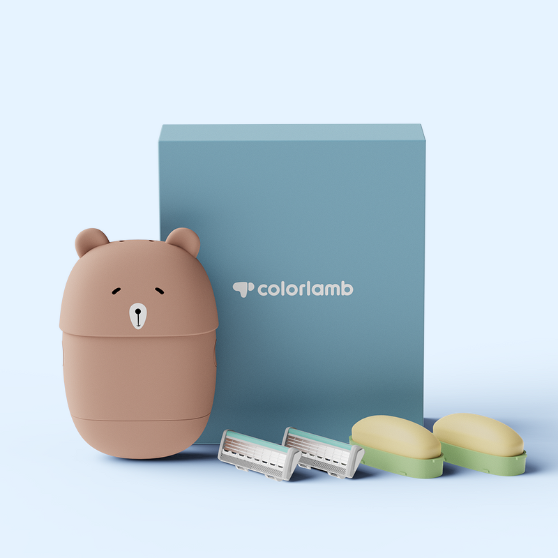 Manual Razor Set Factory - OEM Custom Cute Bear Style Travel Soap