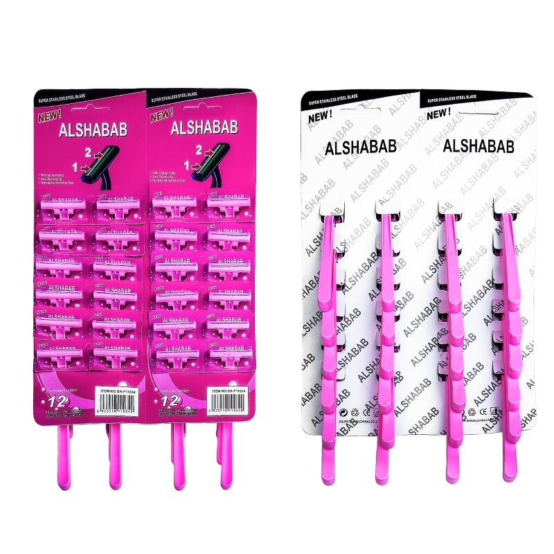 Twin Blade Razor Factory - OEM Custom Pink Lady Colorful Disposable