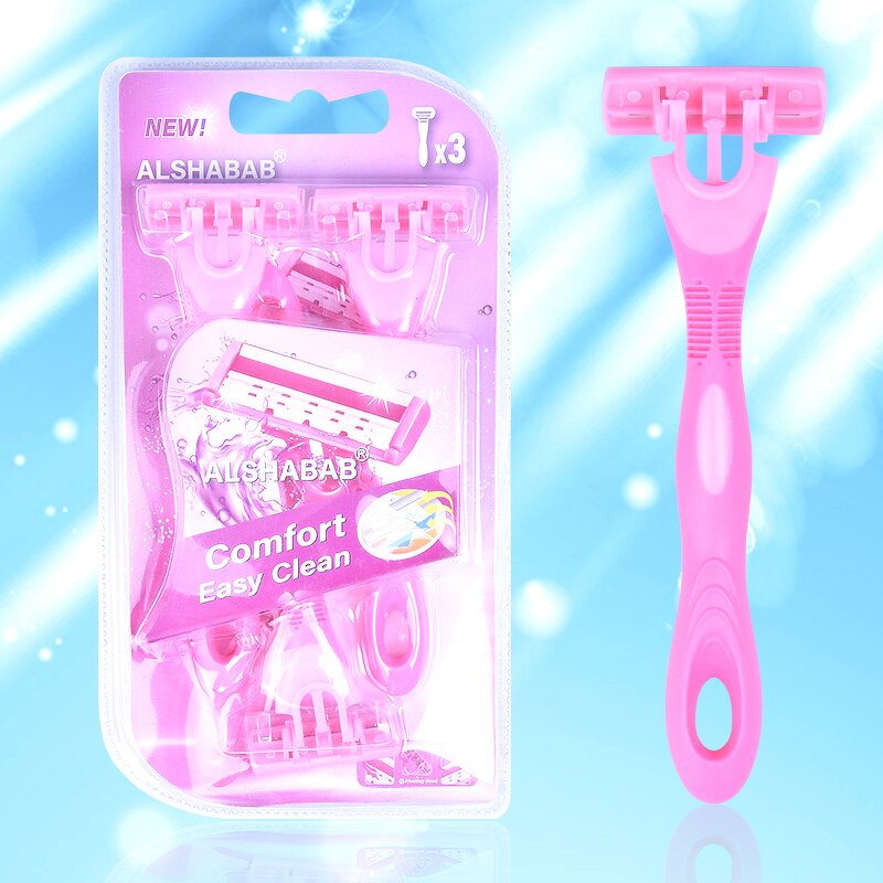Lady Shaving Razor Factory - OEM High Quality Disposable Triple Blade