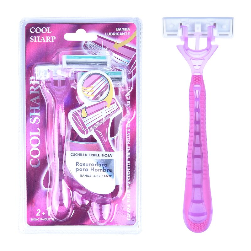 Disposable Razor Manufacturer - OEM Custom Triple Blade Lubricating Strip