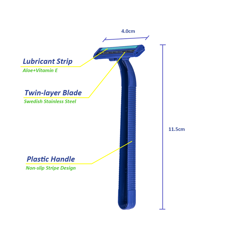 Twin Blade Razor Factory - OEM Custom Pink Lady Colorful Disposable