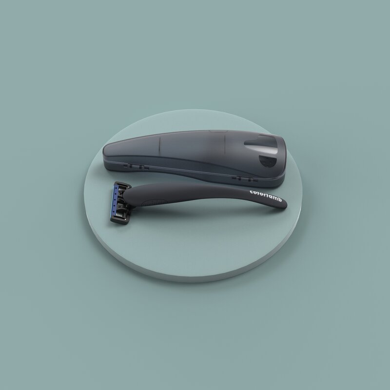 Men's Razor Factory - OEM Custom 5 Blades Barber with Storage Box