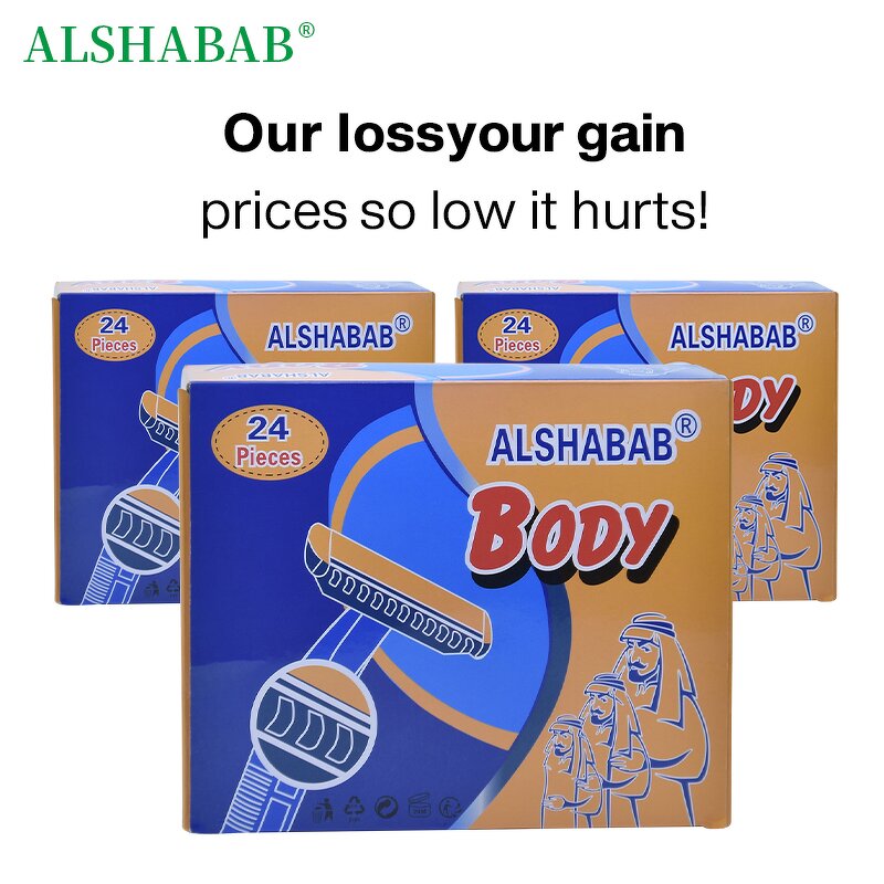 Disposable Razor Factory - OEM Custom Men's Single Blade Safety 24pcs