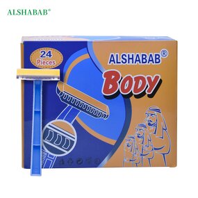 Medical Razor Factory - OEM Custom 24pcs/Box Single Blade Straight
