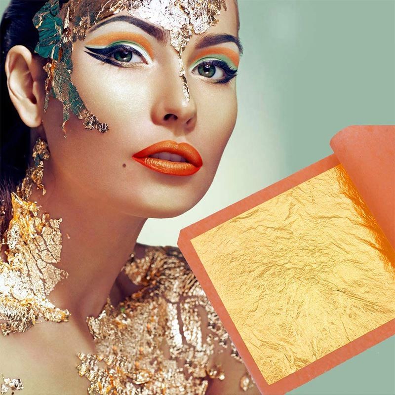 4.33 Best Quality Beauty Skin Care Lip 24K Pure Gold Leaf for Facial