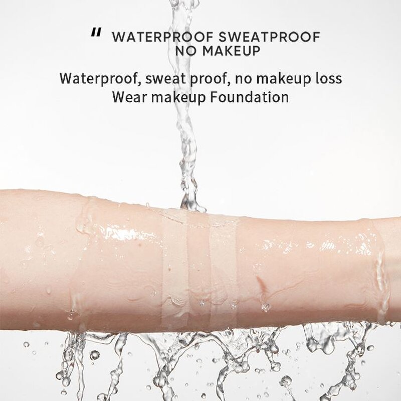 ZOZU Clear Skin-Friendly Gentle Vitamin E Moisturizing OEM ODM Long-Lasting Concealer Waterproof Glass Foundation Bottle