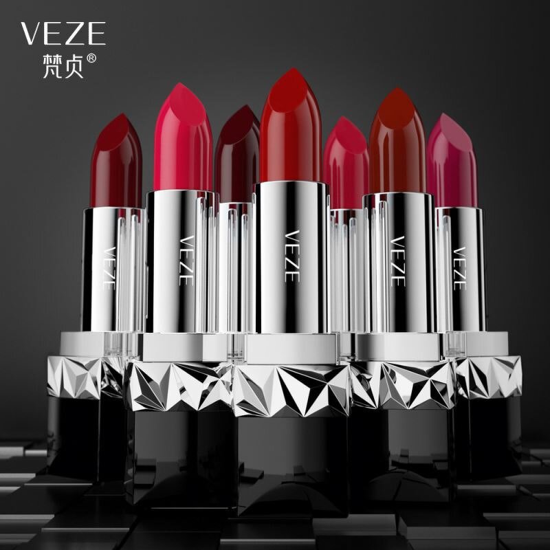 VEZE New arrival private Label Makeup Natural Cosmetic Waterproof Matte Lipstick
