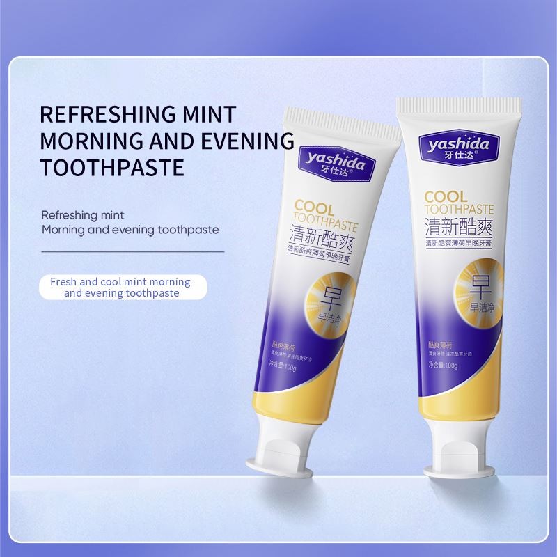 OEM ODM YASHIDA Removes Stains Organic Activated Deep Clean Mint Freshens Breath Toothpaste for Teeth Whitening
