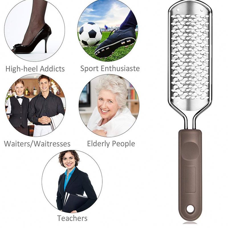 Discount New Cheap Price Customized logo Plastic Handle Callus Remover Pedicure Foot File