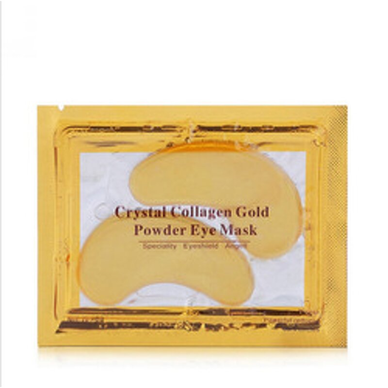 24K Golden Collagen Eye Pads Gel Eye Mask for Eyes Treatment Puffiness Anti Aging Removing Bags Deep Hydration