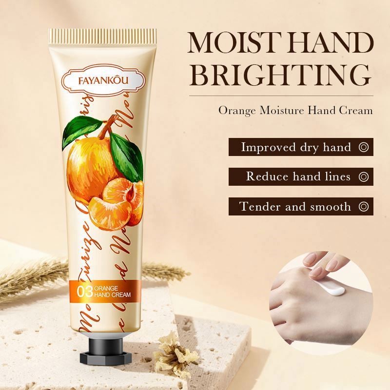 Handcream Cosmetic Moisturizing Natural Anti Aging Hand Care Cream Tube Organic Whitening Private Label Custom Lotion